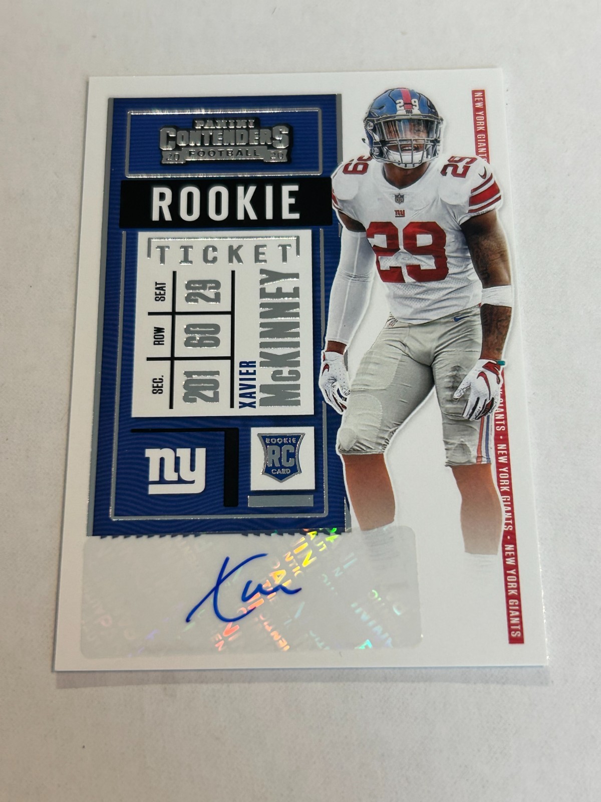 Xavier McKinney card image
