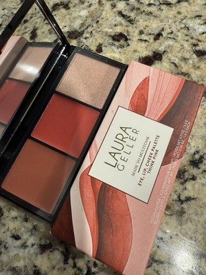 Laura Gellar Made to Multitask Eye, Lip, Cheek Palette Pink NIB