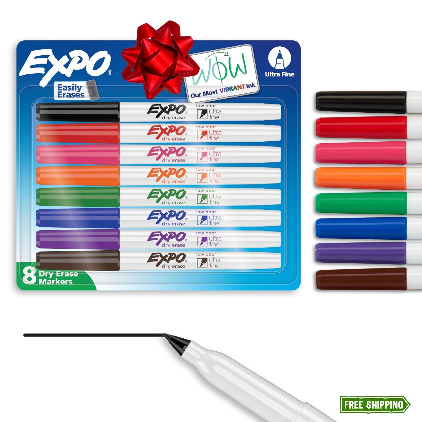 Ultra-fine Tip Assorted Colors 8 Count