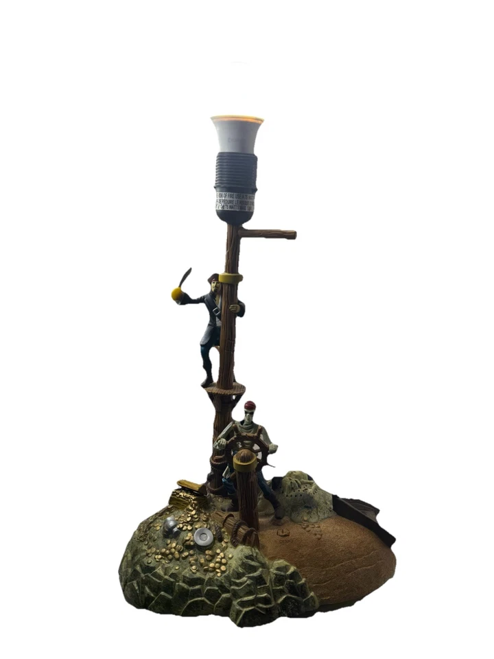 2005 Pirates Of The Caribbean Lamp Disney Captain Jack Sparrow Black Pearl EUC - Image 2 of 4