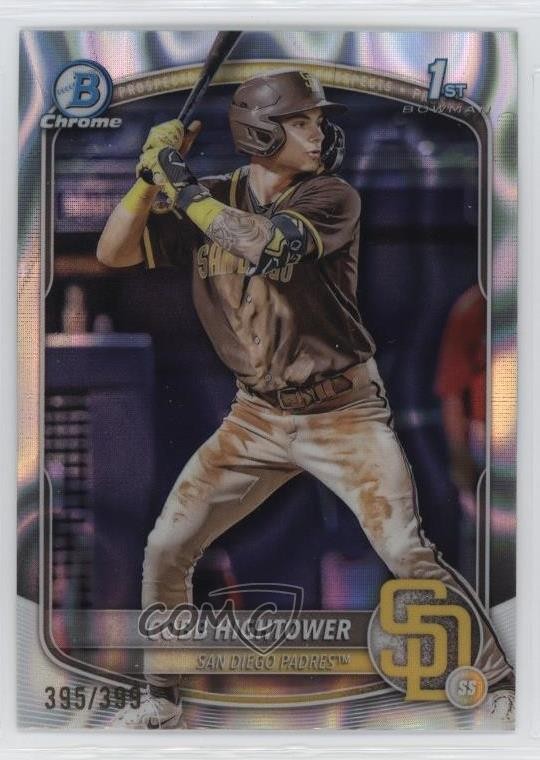 2025 Bowman Chrome Prospects Lava Refractor 395/399 Cobb Hightower #BCP-104 15sd