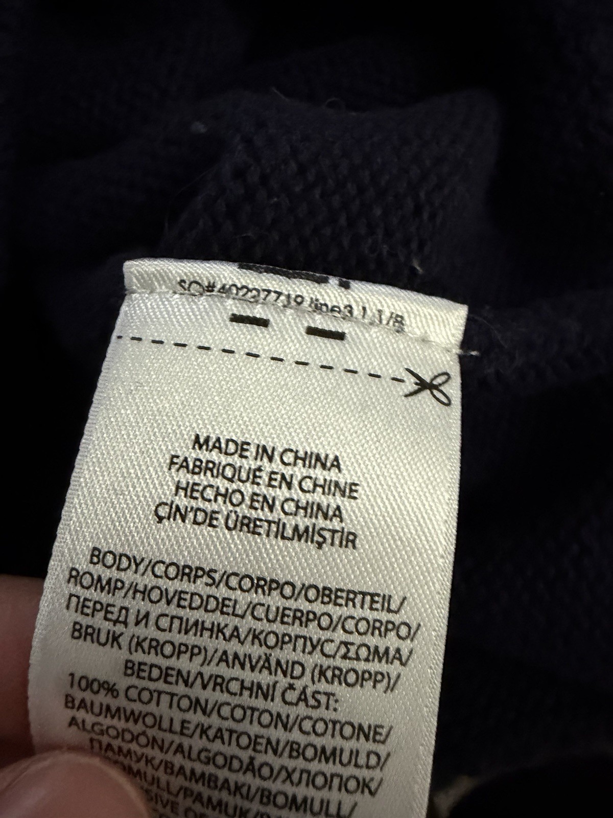 Polo Ralph Lauren sweater teenager 14-16 years siz Large blue knited With Flag thumbnail 5