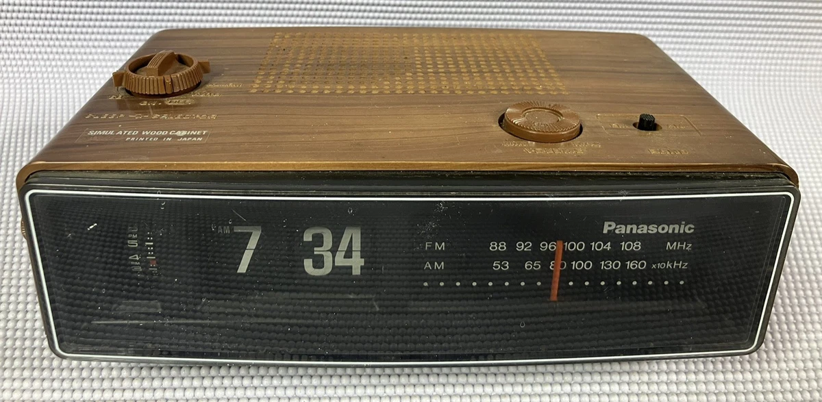 25+ Vintage Panasonic Am Fm Radio In Collectible Alarm Clocks