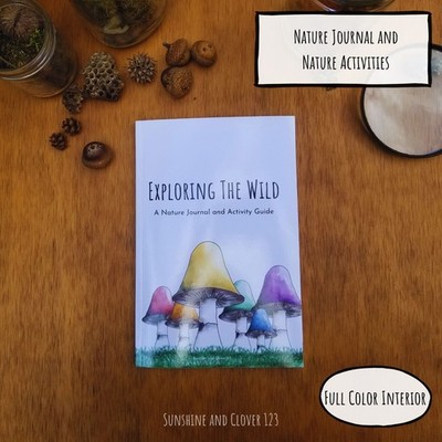 Nature Journal Exploring the Wild Kids Outdoor Observation Log Notebook Color