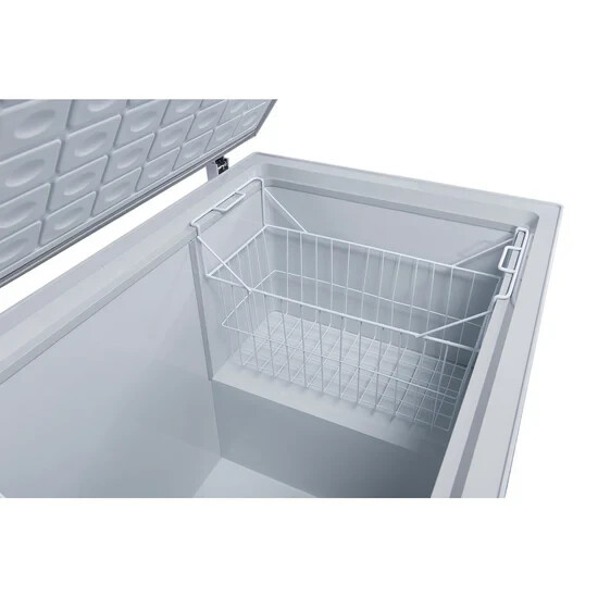 49'' Solid White Commercial Chest Freezer - Heavy-Duty Storage Freezer