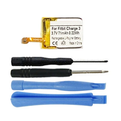 CW BATTERY 71mAh LSS271621 Battery for Fitbit Charge 3 Fitness Activity Tracker FB409 FB410