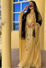 SALE New Moroccan Dubai Kaftans Farasha Abaya Dress Very Fancy Long Gowns SE 227