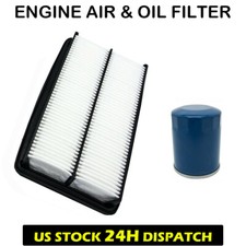 SET 2 ENGINE AIR FILTER & OIL FILTER SET For Honda Odyssey Pilot For Acura MDX
