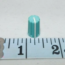 Yamaha Pro mixer MC1603 replacement plastic knob, sm teal-green with white line