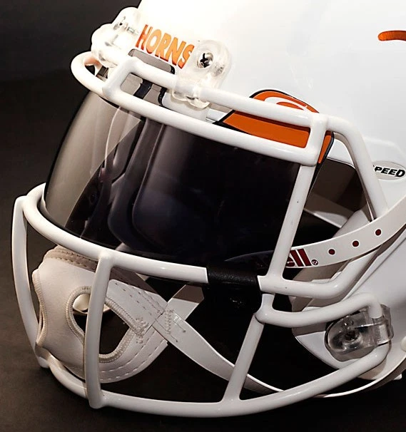 *PERSONALIZADO* TEXAS LONGHORNS NCAA Riddell VELOCIDAD Tamaño Completo Réplica Casco de Fútbol Foto 4 de 4