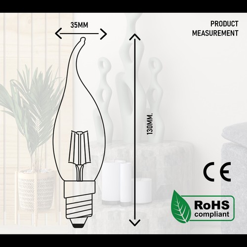 E27/B22/ E14 LED Filament Light Lamp LED Vintage Edison Amber Glass Bulb Dimmble - Picture 66 of 115