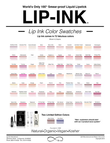 LIP INK Kit labbra di prova biologico vegano antimacchia - Cognac - Foto 5 di 5