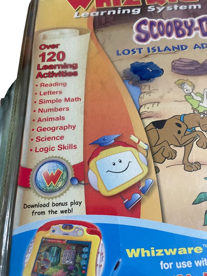 V-TECH WHIZ KID CD SET SCOOBY-DOO LOST ISLAND ADVENTURES 40 Different Learning  - Image 3 of 4
