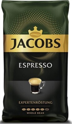 Jacobs Espresso Intense Dark WHole Bean Coffee 500 g Pack of 2
