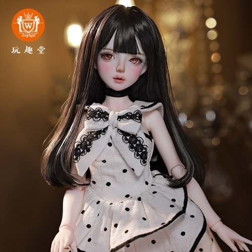 1/4 BJD Puppe Gesicht Make-up komplettes Set Kleidung Perücke Schuhe hübsches Mädchen Frauen Spielzeug Geschenke - Bild 3 von 13