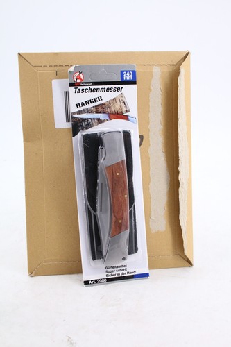 BGS Diy 2080 | Coltello tascabile | 240 mm, pieghevole con manico in legno - Foto 2 di 4