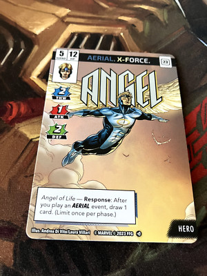 Marvel Champions Next Evolution Promo Karte Engel Full Art