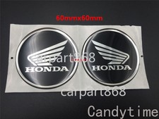 Motorcycle 3D Emblem Decal Tank Fairing Shield Badge Soft Sticker For Honda Wing