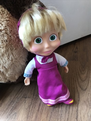 MUÑECA SIMBA MASHA Y EL OSO 25CM CON OSO DE PELUCHE 45CM NUNCA USADA - Imagen 3 de 24