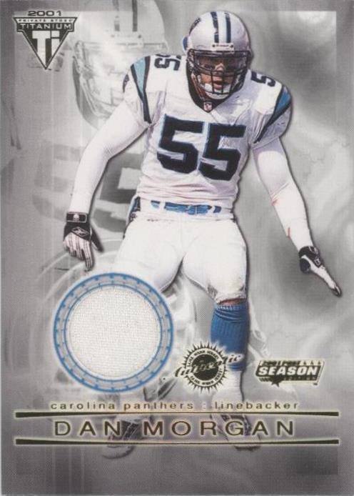 2001 Pacific Private Stock Titanium Postseason Dan Morgan #18 - 1 of 2