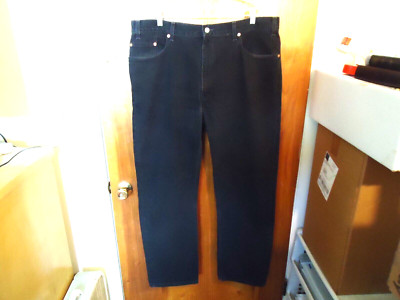 Mens Levis Jeans Size 40W L32 Black 505 Regular Fit Jeans '' GREAT PAIR ''