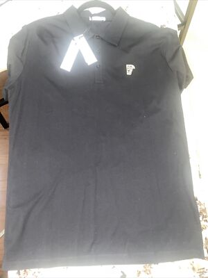 Versace Collection Polo Half Medusa Face XXL Black