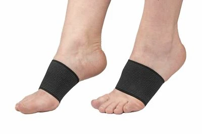 PRO 11 Wellbeing Copper infused foot arch plantar fasciitis bands 1 pair