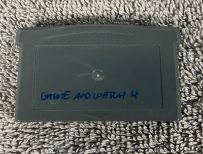 Game & Watch Gallery 4 Nintendo Game Boy Advance 2002 GBA Cart Only No Label G1