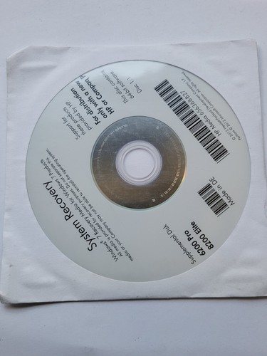 Genuine System Recovery Windows 7 for HP 6200 Pro, 8200 Elite DISC 1.:1 656368-B - Picture 4 of 4