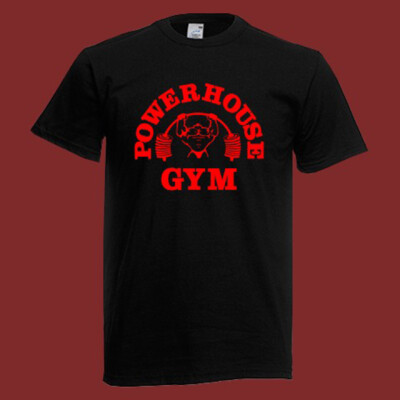 #ad Powerhouse Gym Red Men#x27;s Black Size S 5XL $23.57