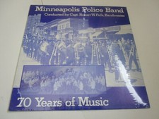MINNEAPOLIS POLICE BAND 1917-1987 70 YEARS OF MUSIC   SEALED /NEW    JX35