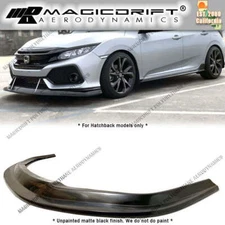 For 17-21 Honda Civic EX FK7 Hatch& Si Front Bumper Chin Lip Spoiler MDA Style