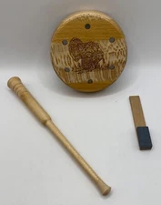 Genuinely Amish Crafted Turkey Friction Call with Striker - New, Unused - Wooden