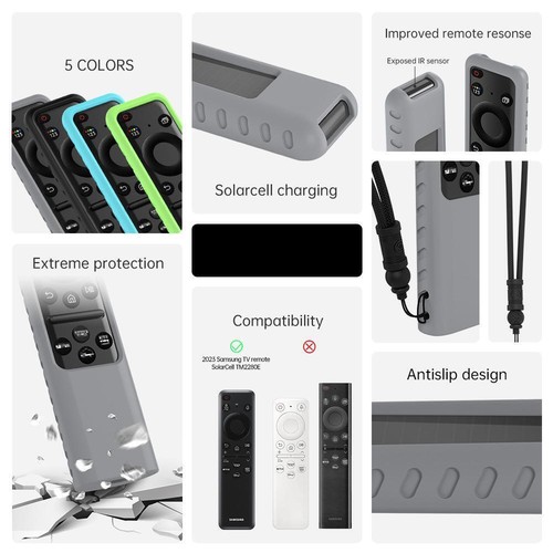 Cover Case For Samsung BN59-01432A TM2360E 2024 Voice Smart B6 L7 TV Remote Hot - Picture 6 of 19