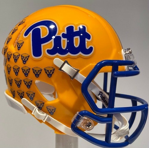 PITT PANTHERS KENNY PICKETT CUSTOM MINI FOOTBALL HELMET - OR ANY PLAYER - Picture 7 of 9