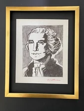 Roy Lichtenstein | Vintage 1970 Signed | Mounted  & Framed Offset Lithograph 