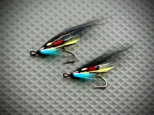 Salmon Flies - 3x Iain Bain Special Glow Tails.