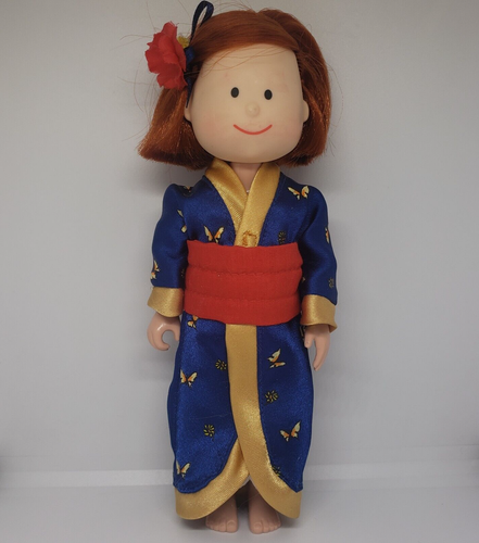 Eden Poseable 8 Zoll Madeline Puppe International Traveler Japan besonderes Sammlerstück - Bild 10 von 14