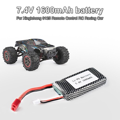 7,4 V 1600mAh Lipo Akku 1:10 Maßstab RC Autos Quadcopter für XLH 9125 Buggy Auto - Bild 4 von 11