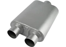 MagnaFlow RUMBLE Performance EXHAUST Aluminized Muffler 3" Center Dual 2.5" Out