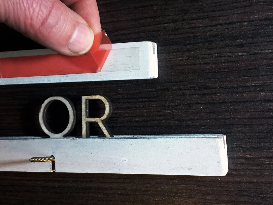 Wooden rails for Dream Letter Board Custom colour length and quantity - Image 2 of 4