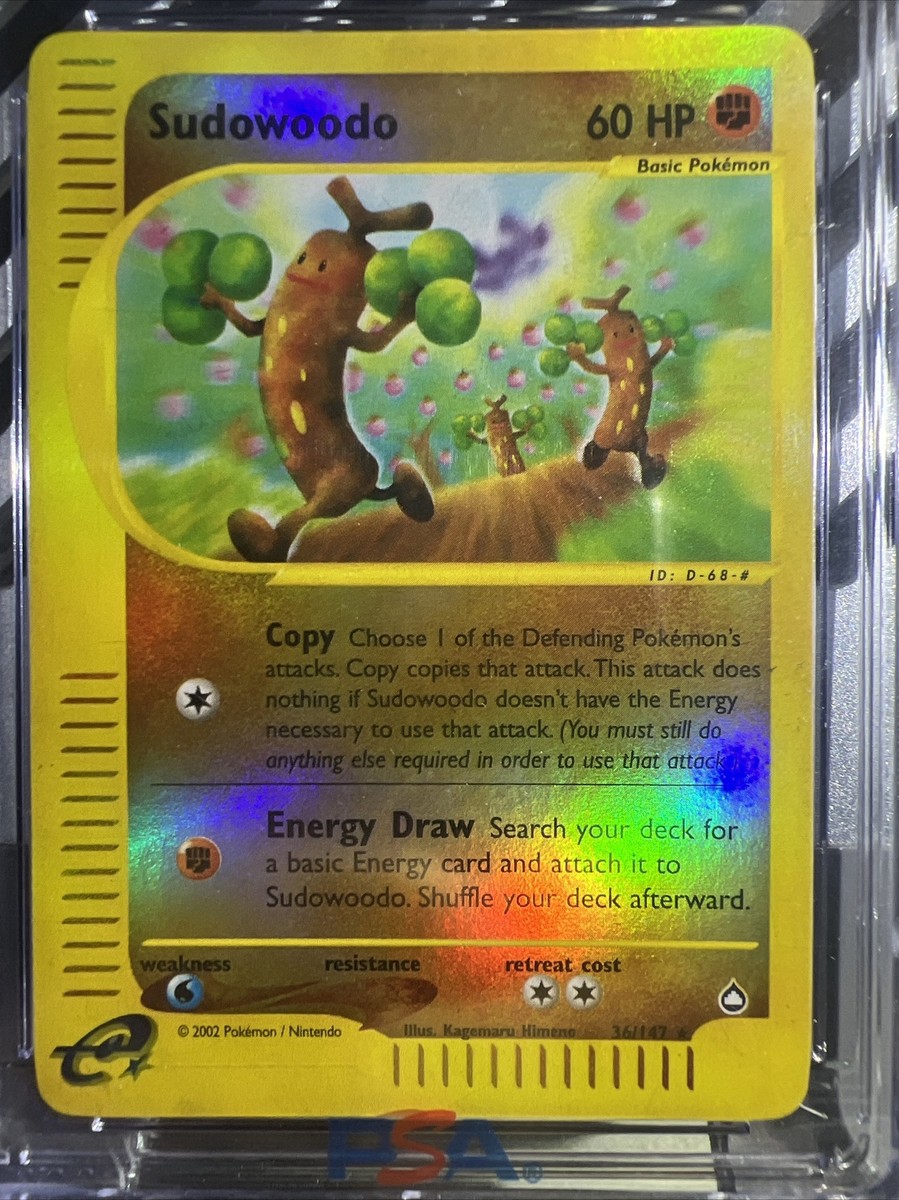 sudowoodo pokemon card Credit Card Credit Card Skin  Anime Town Creations Fighting Ability Roadblock Your opponent cant have more than 4 Benched Pokmon Sudowoodo | XYBREAKpoint | TCG