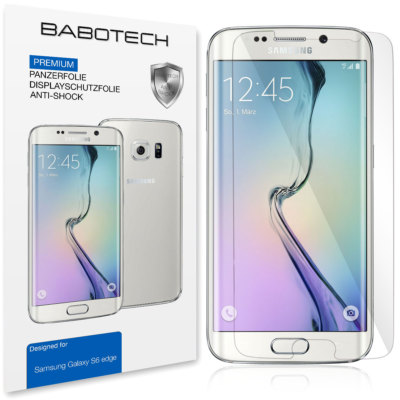 2x Panzerfolie Full Cover 3D für Samsung Galaxy S6 Edge SIEHE VIDEO 