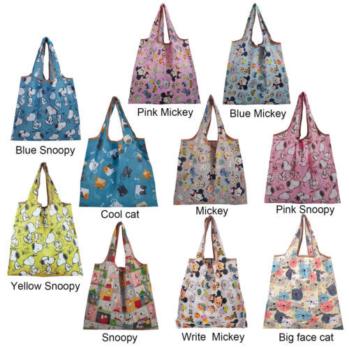 Reusable Large Foldable Shopping Bag Eco Tote Handbag Fold Away Bags Capacity' - Picture 13 of 22