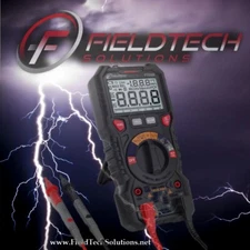 FieldTech Solutions FTS508 Digital Multimeter Autorange with T-RMS 6000 Counts