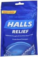 SM Halls Cough & Throat Relief Mentho-Lyptus Flavor Drops 30ct