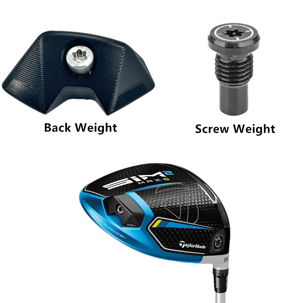 For TaylorMade SIM2 MAX D Draw Driver Golf Club Head Back For TaylorMade SIM2 MAX D Draw Driver Golf Club Head Back