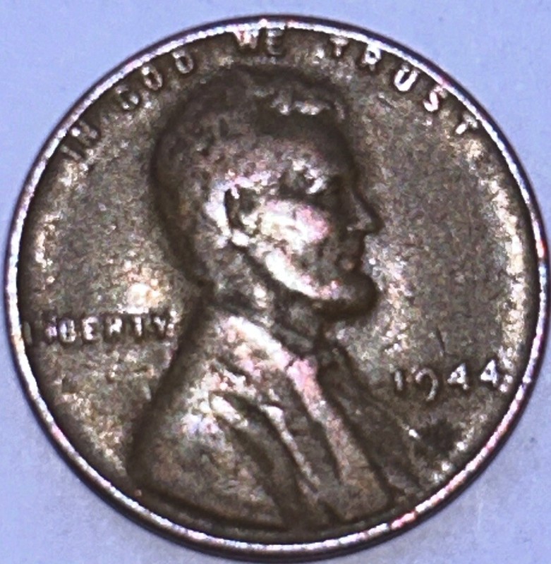 1944 Wheat Penny Error No Mint Mark “L” “R” “S” “W” On Rim Errors