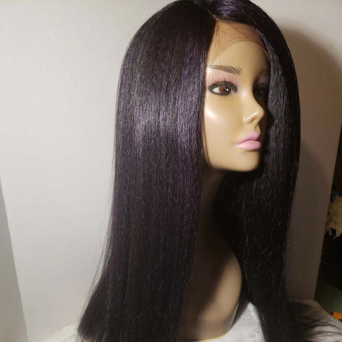 ISIS Swiss Lace Front Wig Brown Sugar Color Purple Black 27