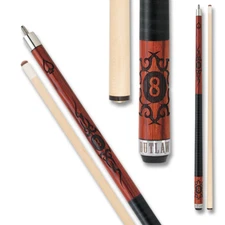 Outlaw OL20 Cherry Pool Cue  Billiard Stick Billiards Cues